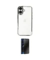 ieg™ iPhone 16 Kılıf Vadi Minimal - Siyah 3D Antistatik Hayalet Cam Ekran Koruyucu