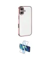ieg™ iPhone 16 Kılıf Vadi Minimal - Siyah 3D Antistatik Seramik Nano Ekran Koruyucu
