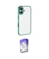 ieg™ iPhone 16 Kılıf Vadi Minimal - Siyah Bilvis 5in1 3D Magic Cam Ekran Koruyucu