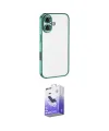 ieg™ iPhone 16 Kılıf Vadi Minimal - Siyah Bilvis 5in1 5D Magic Hayalet Cam Ekran Koruyucu