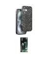 ieg™ iPhone 16 Kılıf Vadi Özel Seri - Siyah 360 Mat Full Body Arka Koruyucu