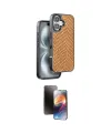 ieg™ iPhone 16 Kılıf Vadi Özel Seri - Siyah 3D Antistatik Mat Seramik Nano Ekran Koruyucu