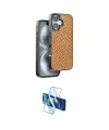 ieg™ iPhone 16 Kılıf Vadi Özel Seri - Siyah 3D Antistatik Seramik Nano Ekran Koruyucu