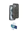 ieg™ iPhone 16 Kılıf Vadi Özel Seri - Siyah 3D Antistatik Seramik Nano Ekran Koruyucu
