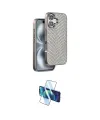 ieg™ iPhone 16 Kılıf Vadi Özel Seri - Siyah 3D Antistatik Seramik Nano Ekran Koruyucu