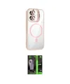 ieg™ iPhone 16 Kılıf Yadigar Asil Koleksiyonu - Şeffaf 360 Full Body Arka Koruyucu