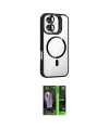 ieg™ iPhone 16 Kılıf Yadigar Asil Koleksiyonu - Şeffaf 360 Full Body Arka Koruyucu