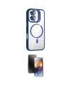 ieg™ iPhone 16 Kılıf Yadigar Asil Koleksiyonu - Siyah 3D Antistatik Mat Seramik Nano Ekran Koruyucu