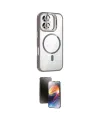 ieg™ iPhone 16 Kılıf Yadigar Asil Koleksiyonu - Siyah 3D Antistatik Mat Seramik Nano Ekran Koruyucu