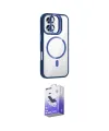 ieg™ iPhone 16 Kılıf Yadigar Asil Koleksiyonu - Siyah Bilvis 5in1 5D Magic Hayalet Cam Ekran Koruyucu