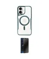 ieg™ iPhone 16 Kılıf Yadigar Klasik Özel Seri - Siyah 3D Antistatik Hayalet Cam Ekran Koruyucu