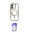 ieg™ iPhone 16 Kılıf Yadigar Klasik Özel Seri - Siyah Bilvis 5in1 3D Magic Cam Ekran Koruyucu