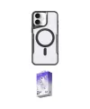 ieg™ iPhone 16 Kılıf Yadigar Klasik Özel Seri - Siyah Bilvis 5in1 3D Magic Cam Ekran Koruyucu