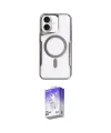 ieg™ iPhone 16 Kılıf Yadigar Klasik Özel Seri - Siyah Bilvis 5in1 3D Magic Cam Ekran Koruyucu