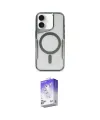 ieg™ iPhone 16 Kılıf Yadigar Klasik Özel Seri - Siyah Bilvis 5in1 3D Magic Cam Ekran Koruyucu