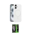 ieg™ iPhone 16 Kılıf Yankı Form Serisi - Şeffaf 360 Full Body Arka Koruyucu