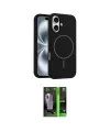 ieg™ iPhone 16 Kılıf Yankı Form Serisi - Şeffaf 360 Full Body Arka Koruyucu