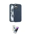 ieg™ iPhone 16 Kılıf Yankı Form Serisi - Şeffaf Pasifik Cam Ekran Koruyucu