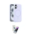 ieg™ iPhone 16 Kılıf Yankı Form Serisi - Şeffaf Pasifik Cam Ekran Koruyucu