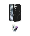 ieg™ iPhone 16 Kılıf Yankı Form Serisi - Şeffaf Pasifik Cam Ekran Koruyucu