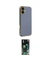ieg™ iPhone 16 Kılıf Yankı Serisi - Siyah 360 Mat Full Body Arka Koruyucu