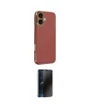 ieg™ iPhone 16 Kılıf Yankı Serisi - Siyah 3D Antistatik Hayalet Cam Ekran Koruyucu
