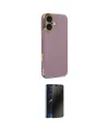 ieg™ iPhone 16 Kılıf Yankı Serisi - Siyah 3D Antistatik Hayalet Cam Ekran Koruyucu
