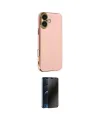 ieg™ iPhone 16 Kılıf Yankı Serisi - Siyah 3D Antistatik Hayalet Cam Ekran Koruyucu