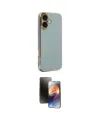 ieg™ iPhone 16 Kılıf Yankı Serisi - Siyah 3D Antistatik Mat Seramik Nano Ekran Koruyucu