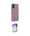 ieg™ iPhone 16 Kılıf Yankı Serisi - Siyah Bilvis 5in1 3D Magic Cam Ekran Koruyucu