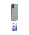 ieg™ iPhone 16 Kılıf Yankı Serisi - Siyah Bilvis 5in1 5D Magic Hayalet Cam Ekran Koruyucu