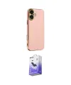 ieg™ iPhone 16 Kılıf Yankı Serisi - Siyah Bilvis 5in1 5D Magic Hayalet Cam Ekran Koruyucu
