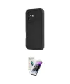 ieg™ iPhone 16 Kılıf Yankı Yansıma Özel Seri - Şeffaf Pasifik Cam Ekran Koruyucu