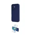 ieg™ iPhone 16 Kılıf Yankı Yansıma Özel Seri - Siyah 3D Antistatik Seramik Nano Ekran Koruyucu