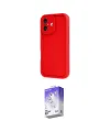 ieg™ iPhone 16 Kılıf Yankı Yansıma Özel Seri - Siyah Bilvis 5in1 3D Magic Cam Ekran Koruyucu