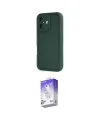 ieg™ iPhone 16 Kılıf Yankı Yansıma Özel Seri - Siyah Bilvis 5in1 3D Magic Cam Ekran Koruyucu