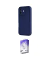 ieg™ iPhone 16 Kılıf Yankı Yansıma Özel Seri - Siyah Bilvis 5in1 3D Magic Cam Ekran Koruyucu