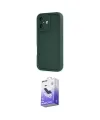 ieg™ iPhone 16 Kılıf Yankı Yansıma Özel Seri - Siyah Bilvis 5in1 5D Magic Hayalet Cam Ekran Koruyucu