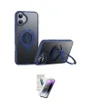 ieg™ iPhone 16 Kılıf Zirve Çizgi Prime - Şeffaf Pasifik Cam Ekran Koruyucu
