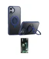 ieg™ iPhone 16 Kılıf Zirve Çizgi Prime - Siyah 360 Mat Full Body Arka Koruyucu
