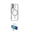 ieg™ iPhone 16 Kılıf Zirve Doku Prime - Siyah 3D Antistatik Seramik Nano Ekran Koruyucu