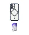 ieg™ iPhone 16 Kılıf Zirve Doku Prime - Siyah Bilvis 5in1 3D Magic Cam Ekran Koruyucu