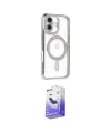 ieg™ iPhone 16 Kılıf Zirve Doku Prime - Siyah Bilvis 5in1 5D Magic Hayalet Cam Ekran Koruyucu