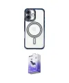 ieg™ iPhone 16 Kılıf Zirve Doku Prime - Siyah Bilvis 5in1 5D Magic Hayalet Cam Ekran Koruyucu