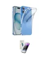 ieg™ iPhone 16 Kılıf Zirve Doku - Şeffaf Pasifik Cam Ekran Koruyucu