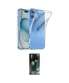 ieg™ iPhone 16 Kılıf Zirve Doku - Siyah 360 Mat Full Body Arka Koruyucu