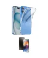 ieg™ iPhone 16 Kılıf Zirve Doku - Siyah 3D Antistatik Mat Seramik Nano Ekran Koruyucu