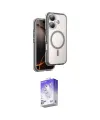 ieg™ iPhone 16 Kılıf Zirve Klasik Prime - Siyah Bilvis 5in1 3D Magic Cam Ekran Koruyucu