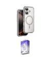 ieg™ iPhone 16 Kılıf Zirve Klasik Prime - Siyah Bilvis 5in1 3D Magic Cam Ekran Koruyucu