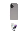 ieg™ iPhone 16 Kılıf Zirve Modern Prime - Şeffaf Pasifik Cam Ekran Koruyucu